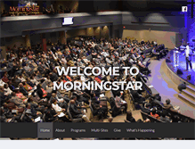 Tablet Screenshot of morningstarfellowship.ca